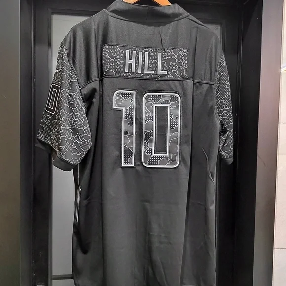 Nike NFL Kansas City Chiefs Tyreek Hill #10 Black Reflective Jersey